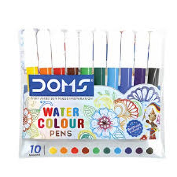 DOMS 10 SHADES WATER COLOUR PENS